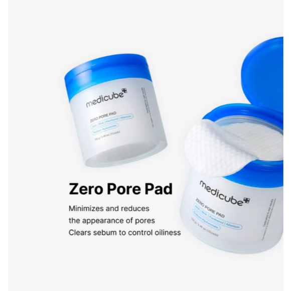 Medicube Zero Pore Pad AHA BHA Panthenol Allantoin Sodium Hyaluronate 70 Pads - Picture 4 of 11